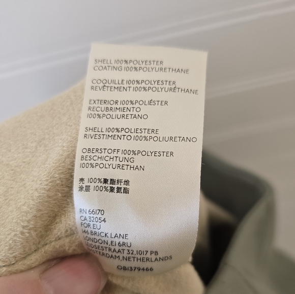 We the Free People Real Deal Vegan Leather Flare Split Hem High Rise Pant 26 - Picture 8 of 9